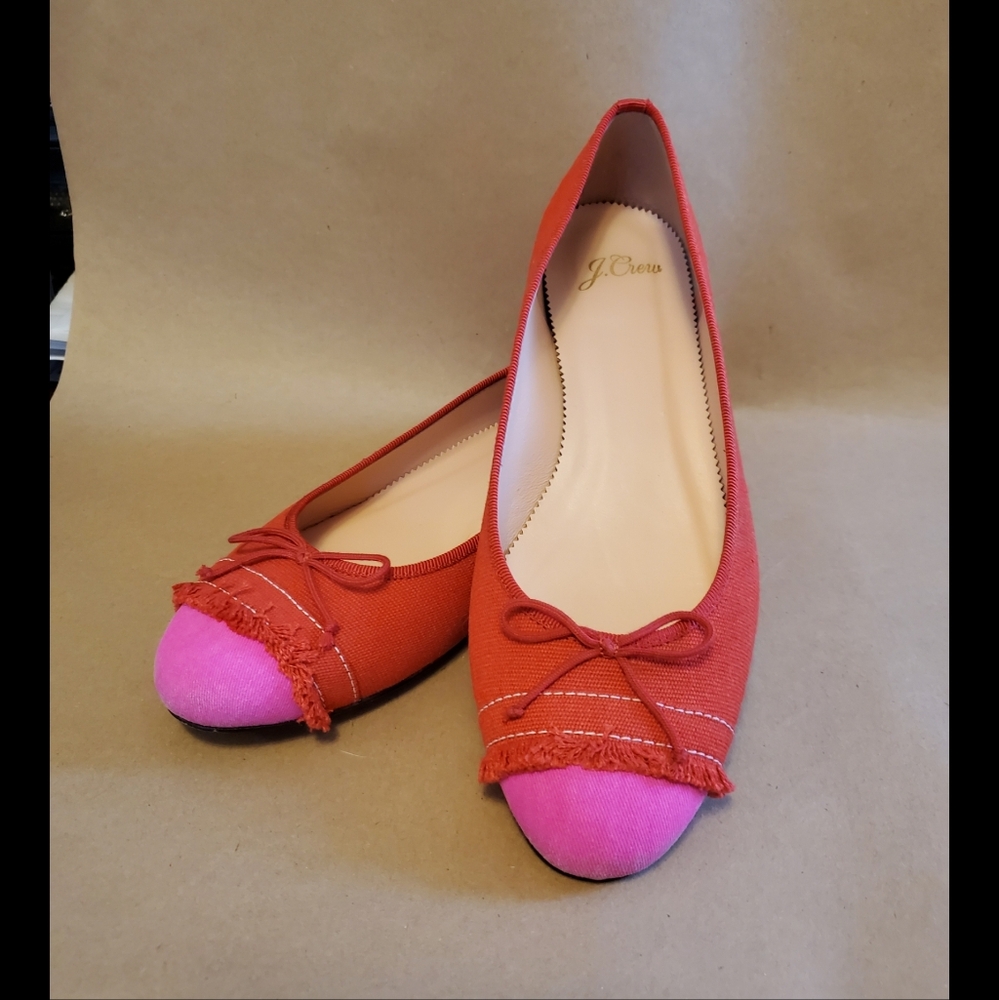 J. Crew Cap Toe Ballet Flats. like new